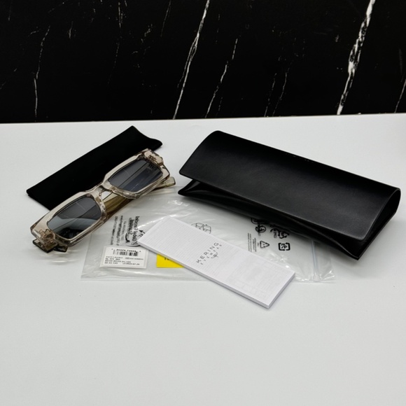 NEW SL572 003 SAINT LAURENT BEIGE GREY SL 572 003 SQUARE UNISEX SUNGLASSES - Picture 10 of 10